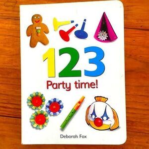 Counting book Deborah Fox 123 Party Time educational board book
